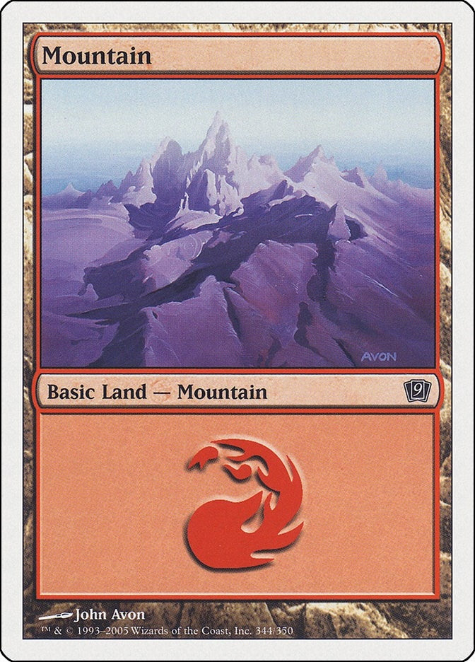 Image for Mountain (344) (344) [9th Edition] - Magic: The Gathering