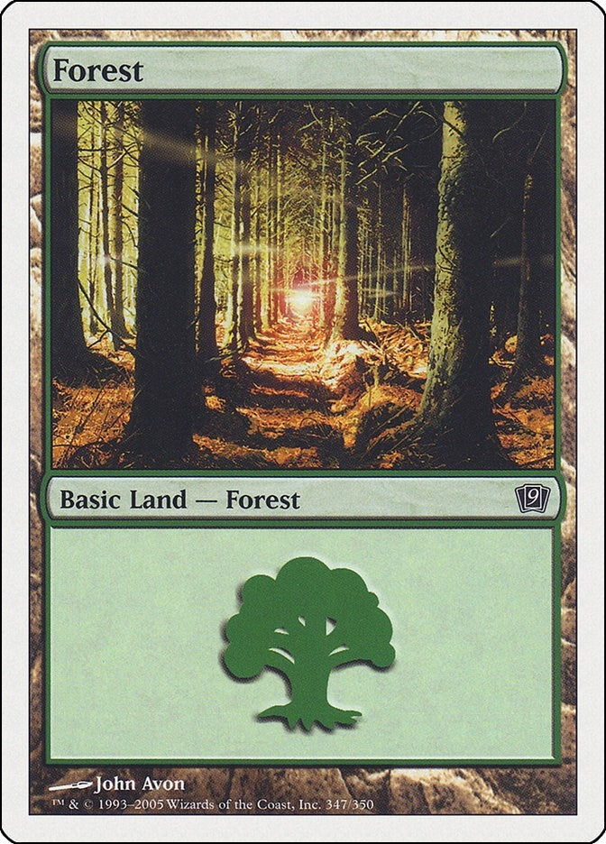Image for Forest (347) (347) [9th Edition] - Magic: The Gathering
