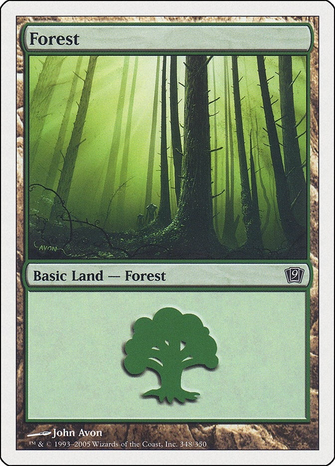 Image for Forest (348) (348) [9th Edition] - Magic: The Gathering