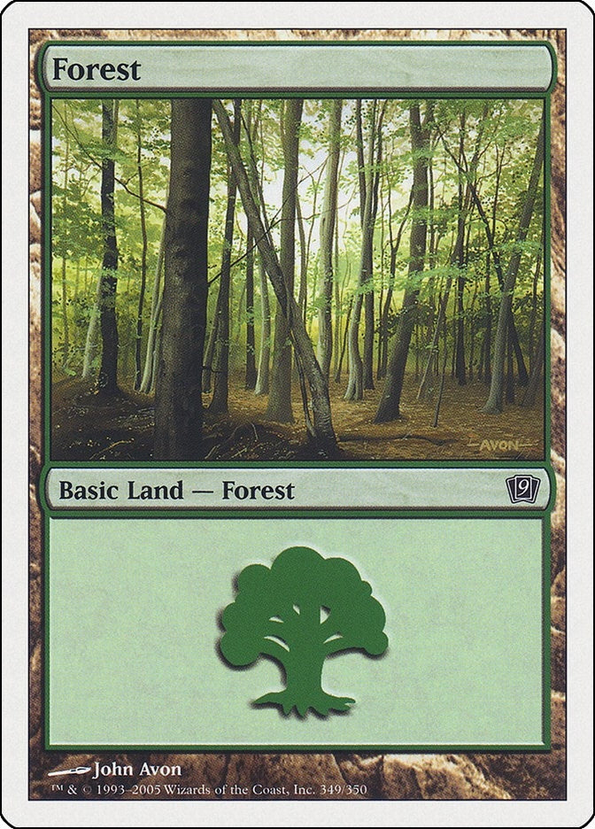 Image for Forest (349) (349) [9th Edition] - Magic: The Gathering
