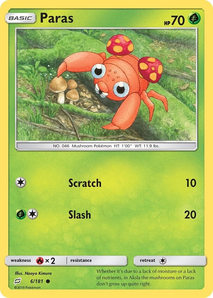 Image for Paras (6/181) [SM - Team Up] - Pokemon