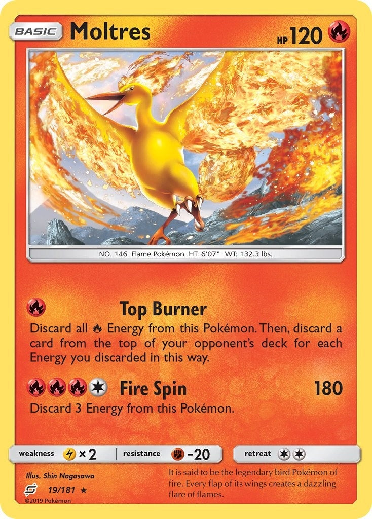 Image for Moltres (19/181) [SM - Team Up] - Pokemon