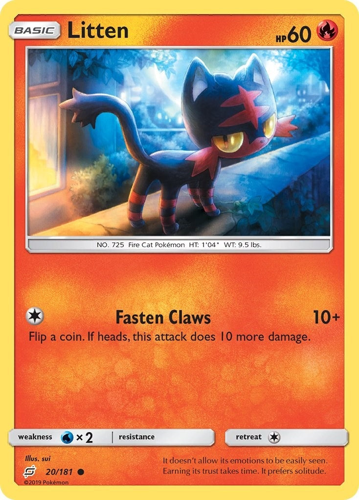 Image for Litten (20/181) [SM - Team Up] - Pokemon
