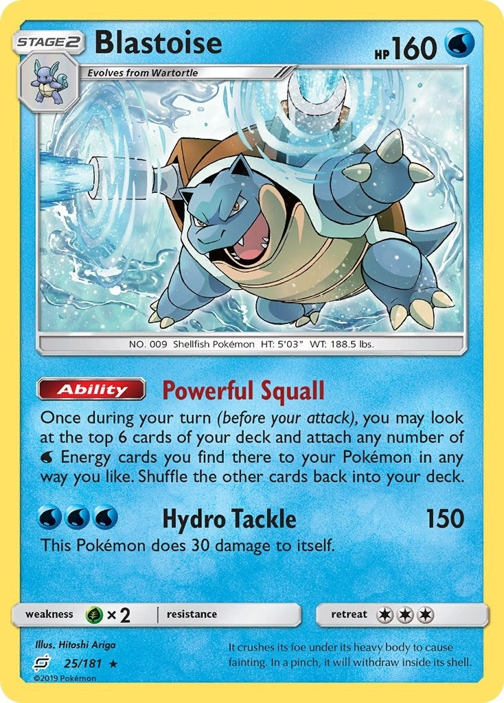 Image for Blastoise (25/181) [SM - Team Up] - Pokemon