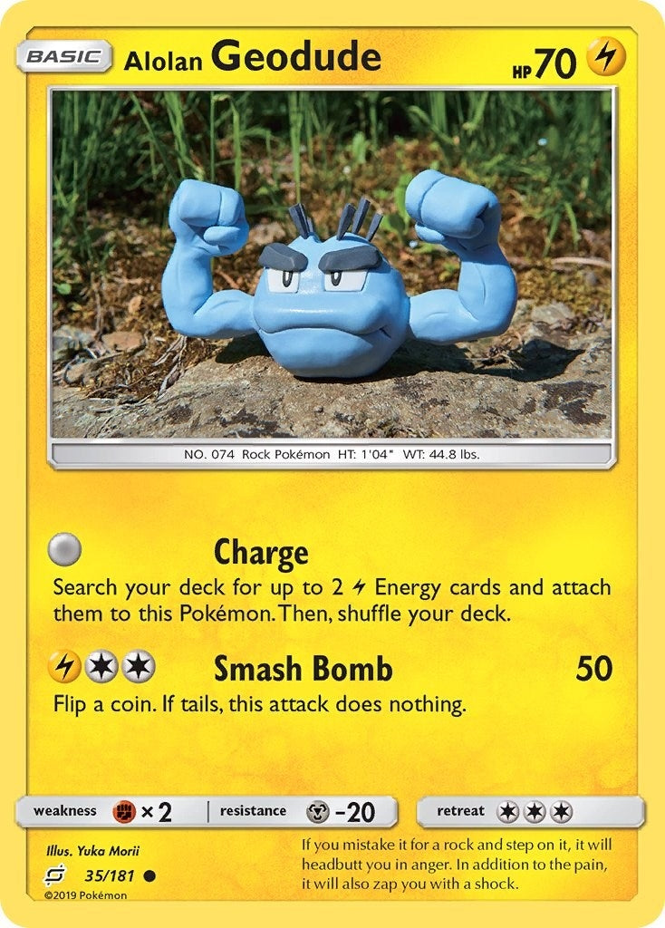 Image for Alolan Geodude (35) (35/181) [SM - Team Up] - Pokemon