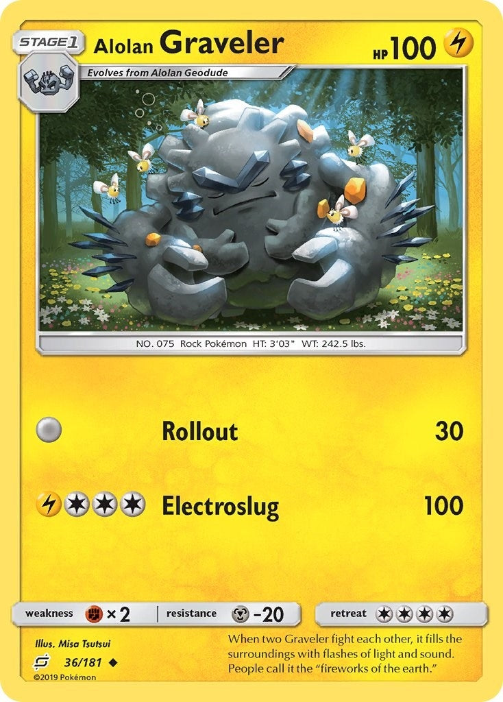 Image for Alolan Graveler (36/181) [SM - Team Up] - Pokemon