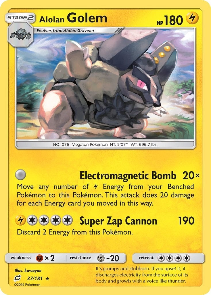 Image for Alolan Golem (37/181) [SM - Team Up] - Pokemon