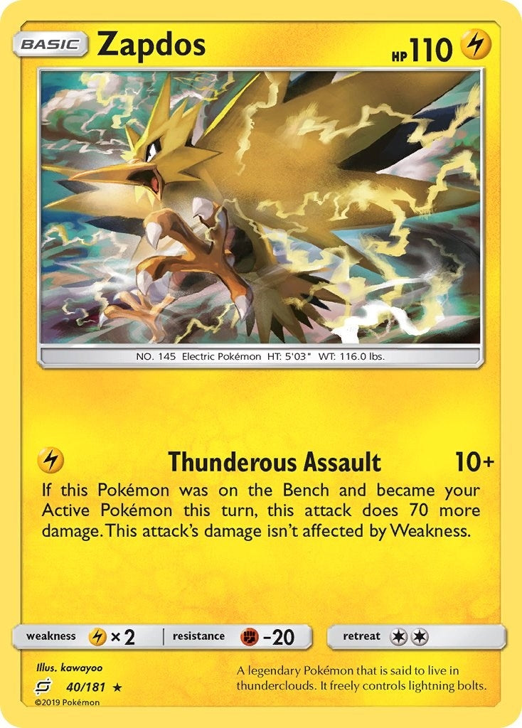 Image for Zapdos (40/181) [SM - Team Up] - Pokemon
