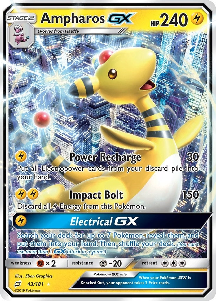 Ampharos GX (43/181) [SM - Team Up]