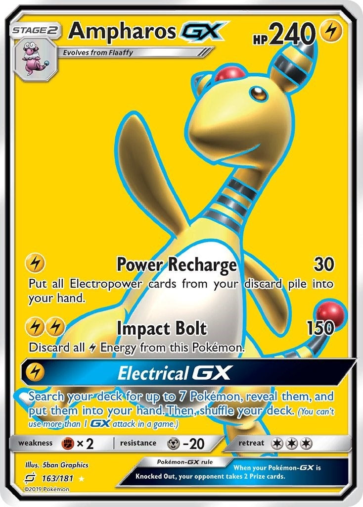Image for Ampharos GX (Full Art) (163/181) [SM - Team Up] - Pokemon