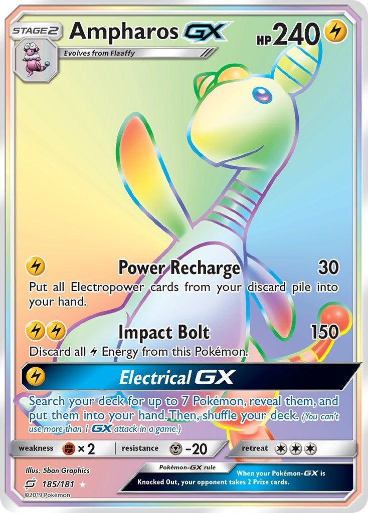 Image for Ampharos GX (Secret) (185/181) [SM - Team Up] - Pokemon