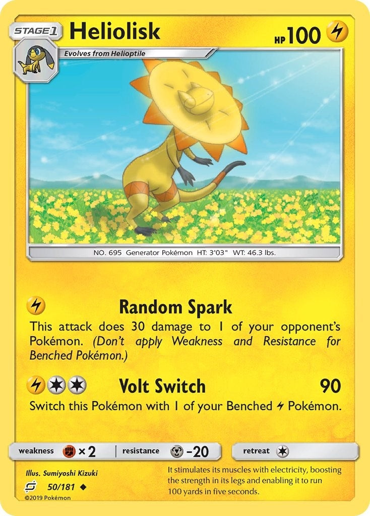 Image for Heliolisk (50/181) [SM - Team Up] - Pokemon