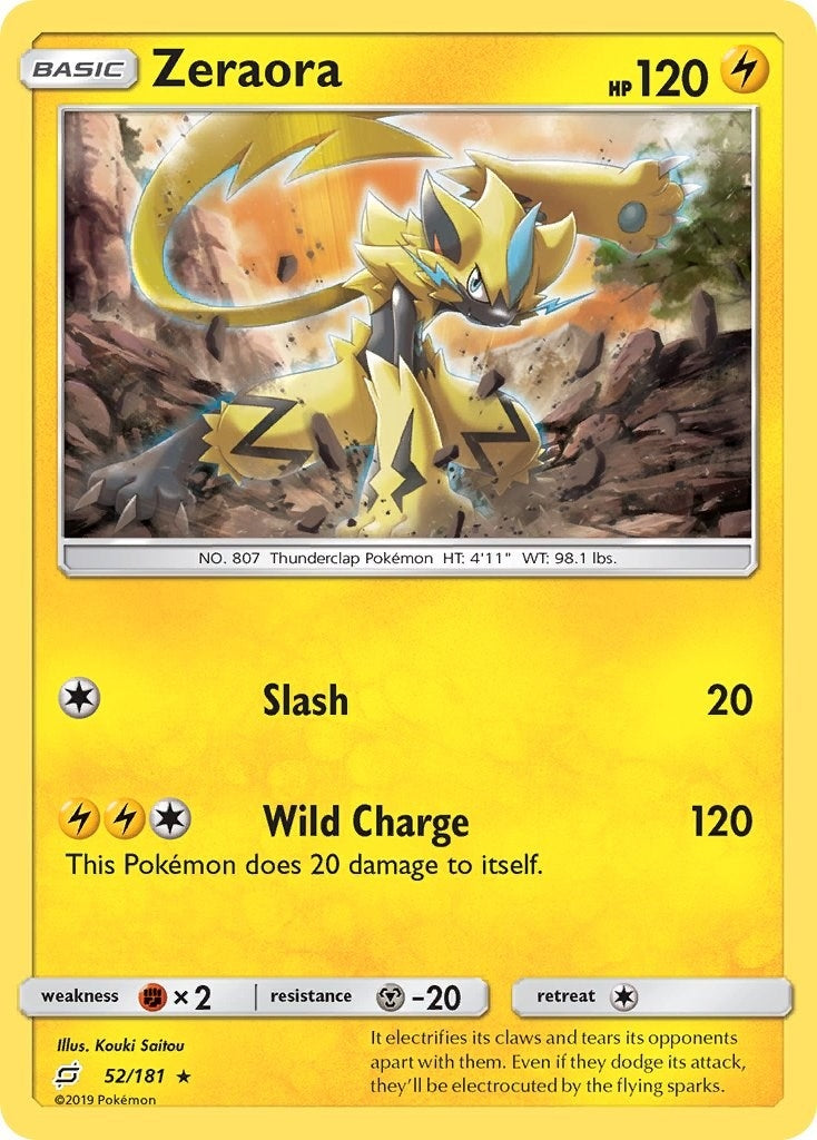 Image for Zeraora (52/181) [SM - Team Up] - Pokemon