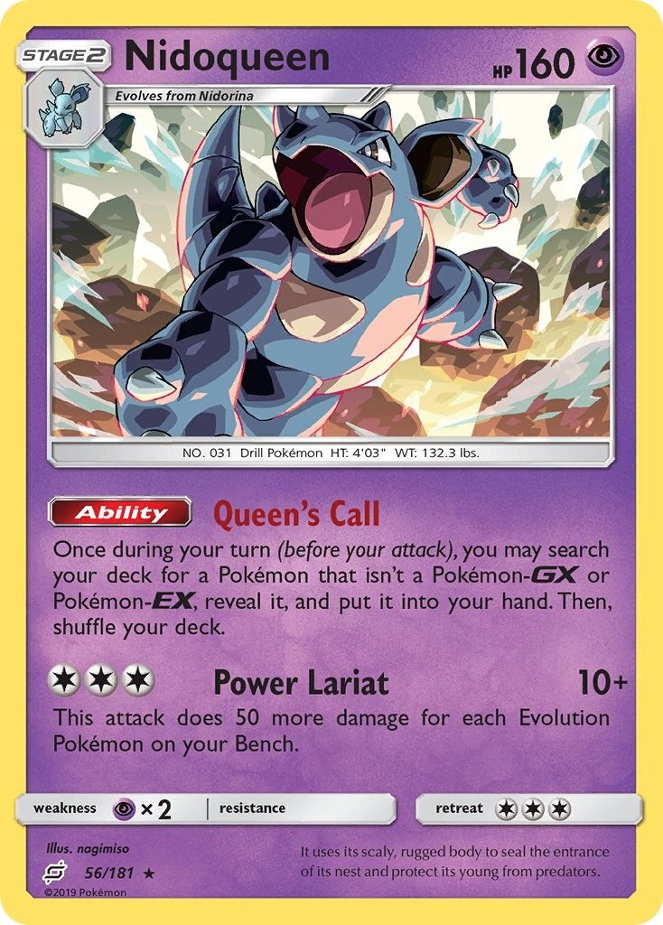 Image for Nidoqueen (56/181) [SM - Team Up] - Pokemon