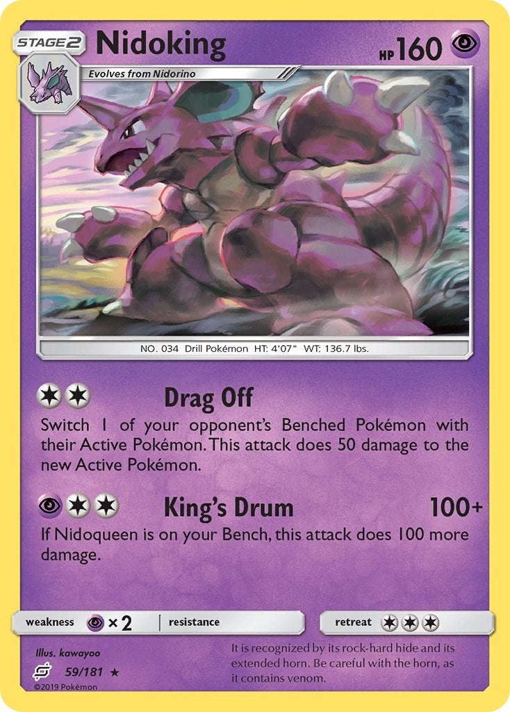 Image for Nidoking (59/181) [SM - Team Up] - Pokemon