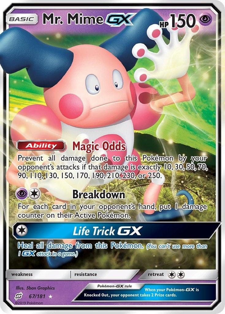 Image for Mr. Mime GX (67/181) [SM - Team Up] - Pokemon