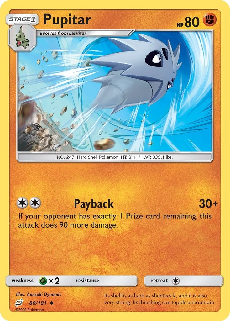 Image for Pupitar (80/181) [SM - Team Up] - Pokemon