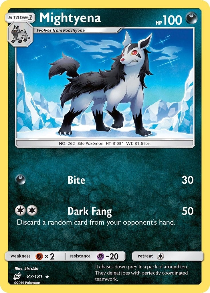 Image for Mightyena (87/181) [SM - Team Up] - Pokemon