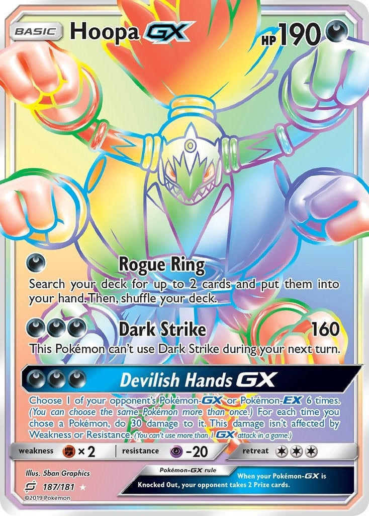 Image for Hoopa GX (Secret) (187/181) [SM - Team Up] - Pokemon