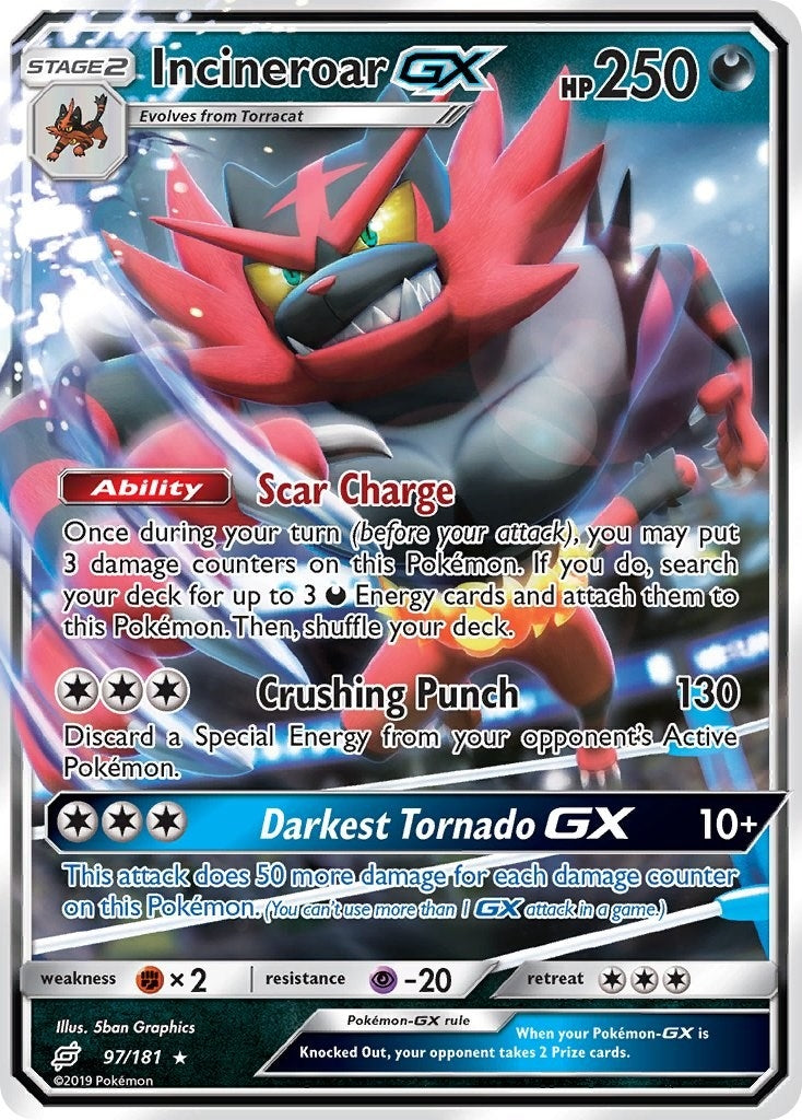 Image for Incineroar GX (97/181) [SM - Team Up] - Pokemon