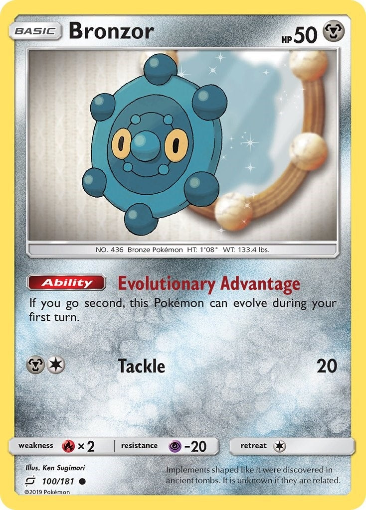 Image for Bronzor (100/181) [SM - Team Up] - Pokemon