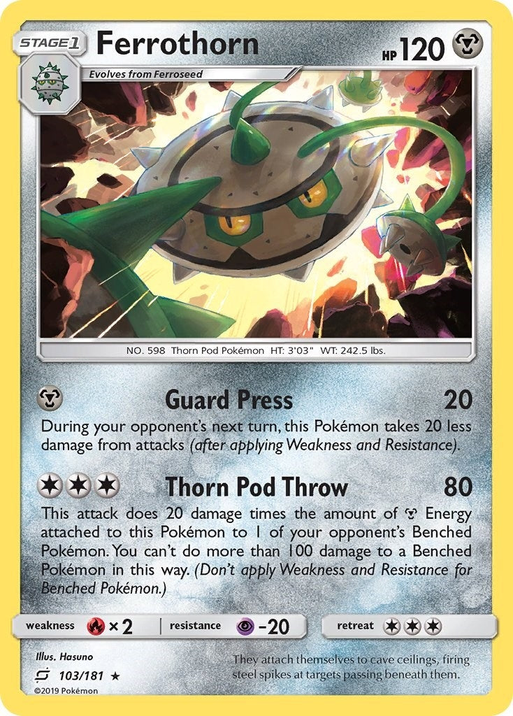Image for Ferrothorn (103/181) [SM - Team Up] - Pokemon