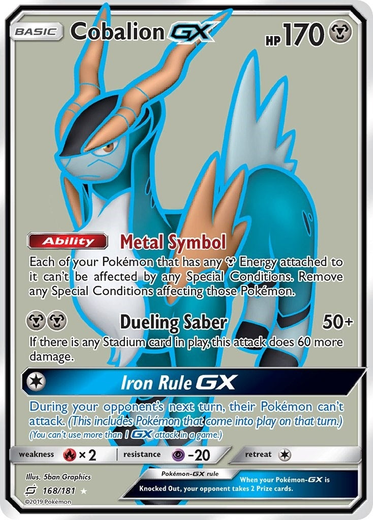 Image for Cobalion GX (Full Art) (168/181) [SM - Team Up] - Pokemon