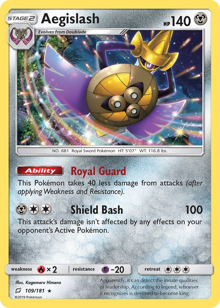 Image for Aegislash (109/181) [SM - Team Up] - Pokemon