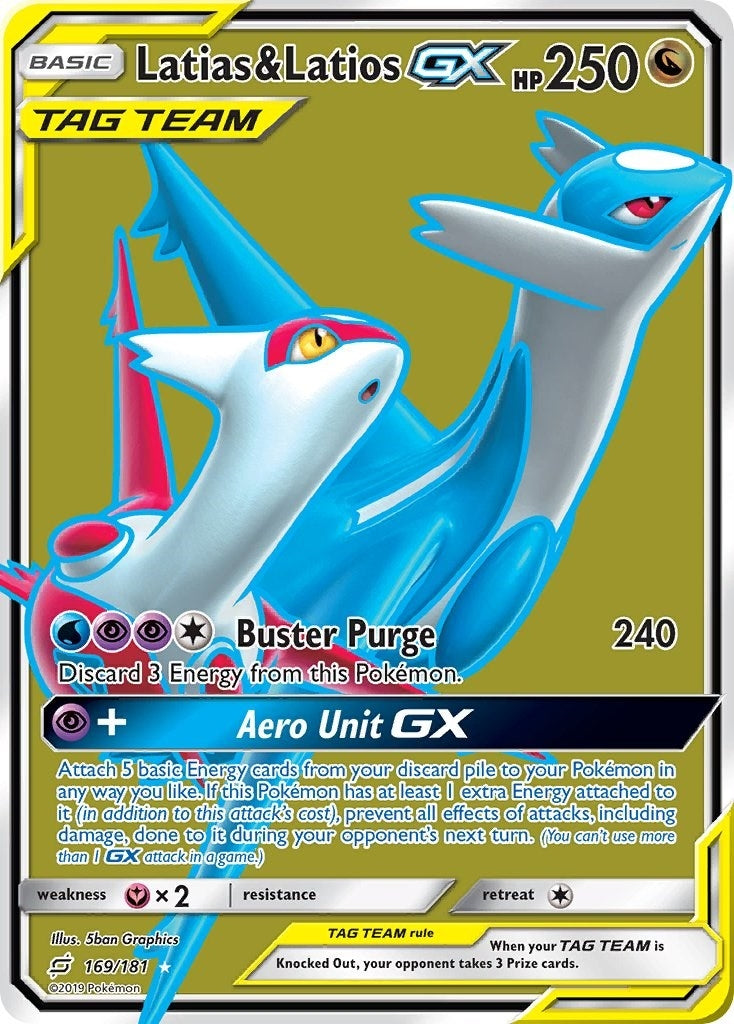 Image for Latias & Latios GX (Full Art) (169/181) [SM - Team Up] - Pokemon