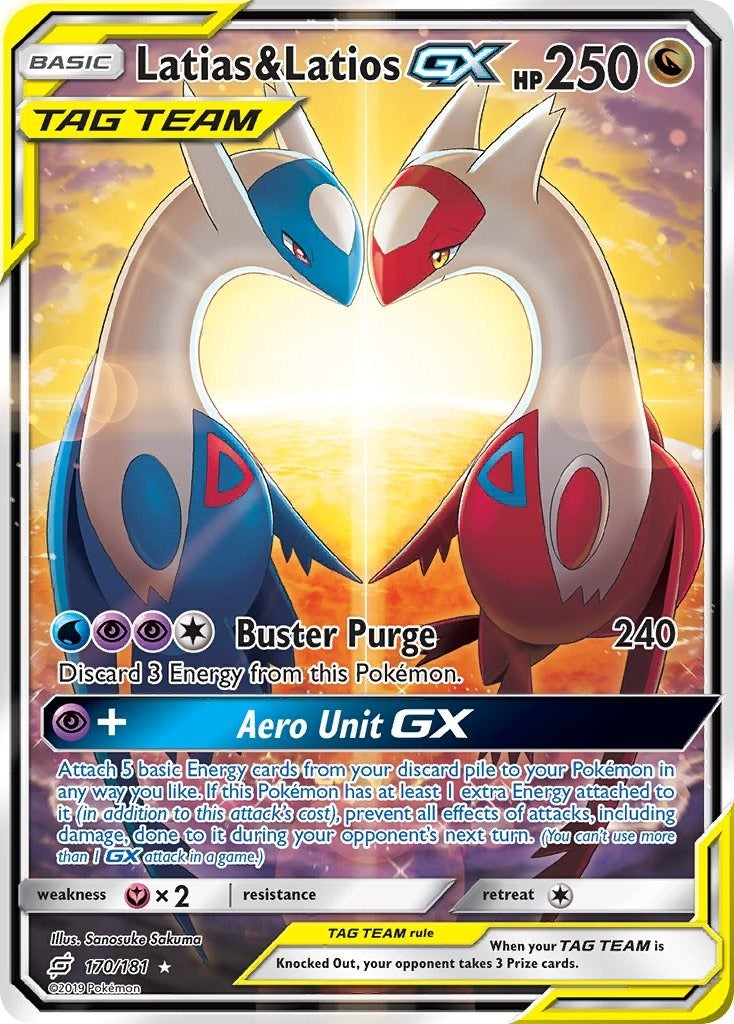 Image for Latias & Latios GX (Alternate Full Art) (170/181) [SM - Team Up] - Pokemon