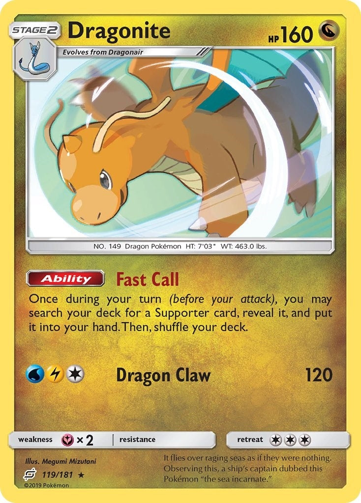 Image for Dragonite (119/181) [SM - Team Up] - Pokemon