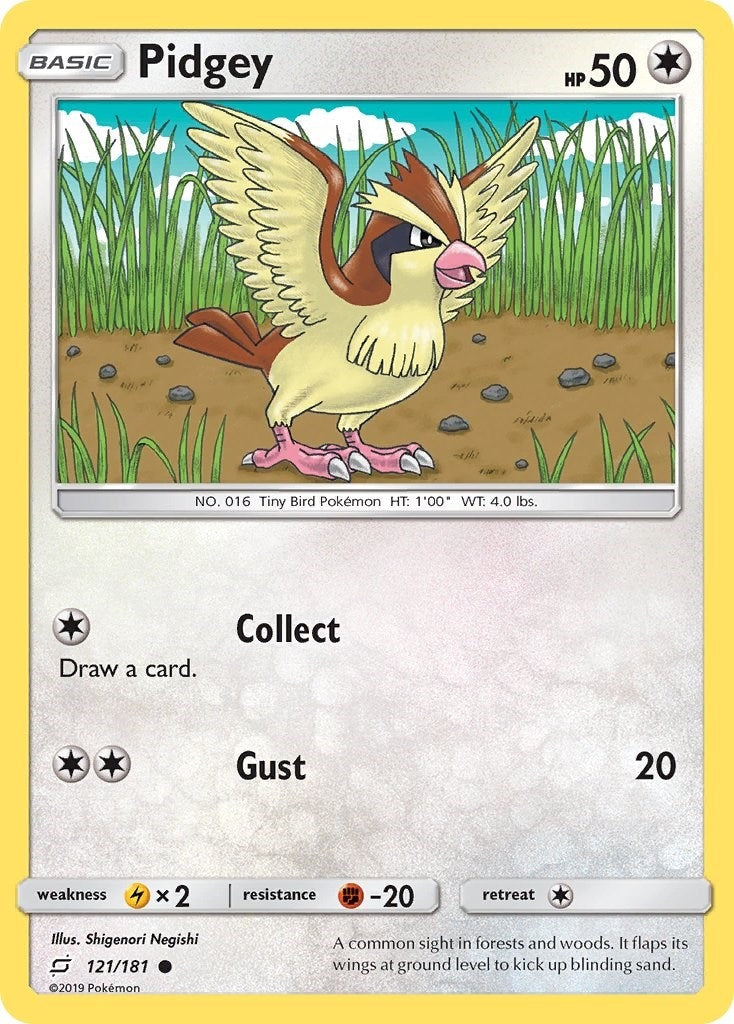 Image for Pidgey (121) (121/181) [SM - Team Up] - Pokemon