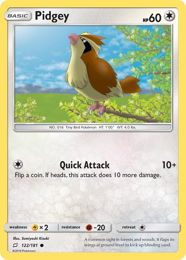 Image for Pidgey (122) (122/181) [SM - Team Up] - Pokemon