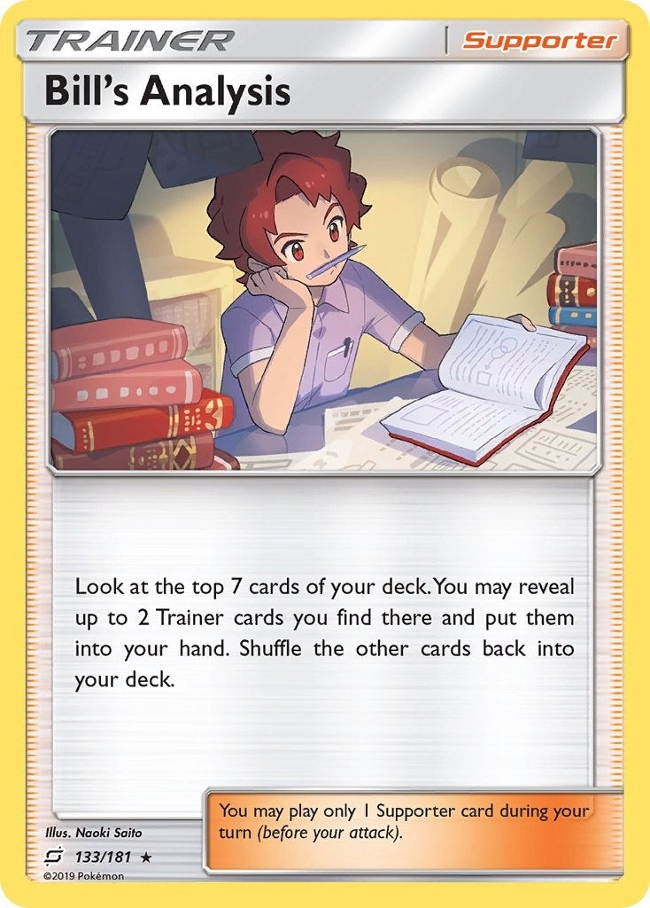 Image for Bill's Analysis (133/181) [SM - Team Up] - Pokemon