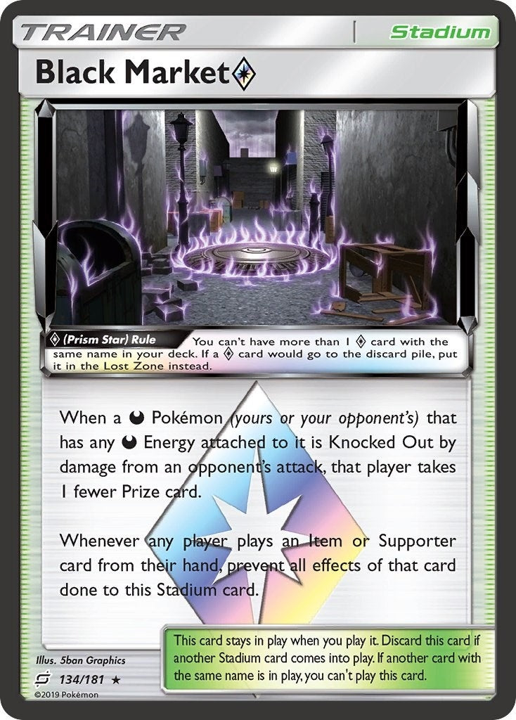 Image for Black Market Prism Star (134/181) [SM - Team Up] - Pokemon