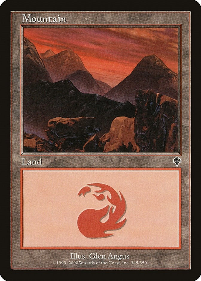 Image for Mountain (345) (345) [Invasion] - Magic: The Gathering
