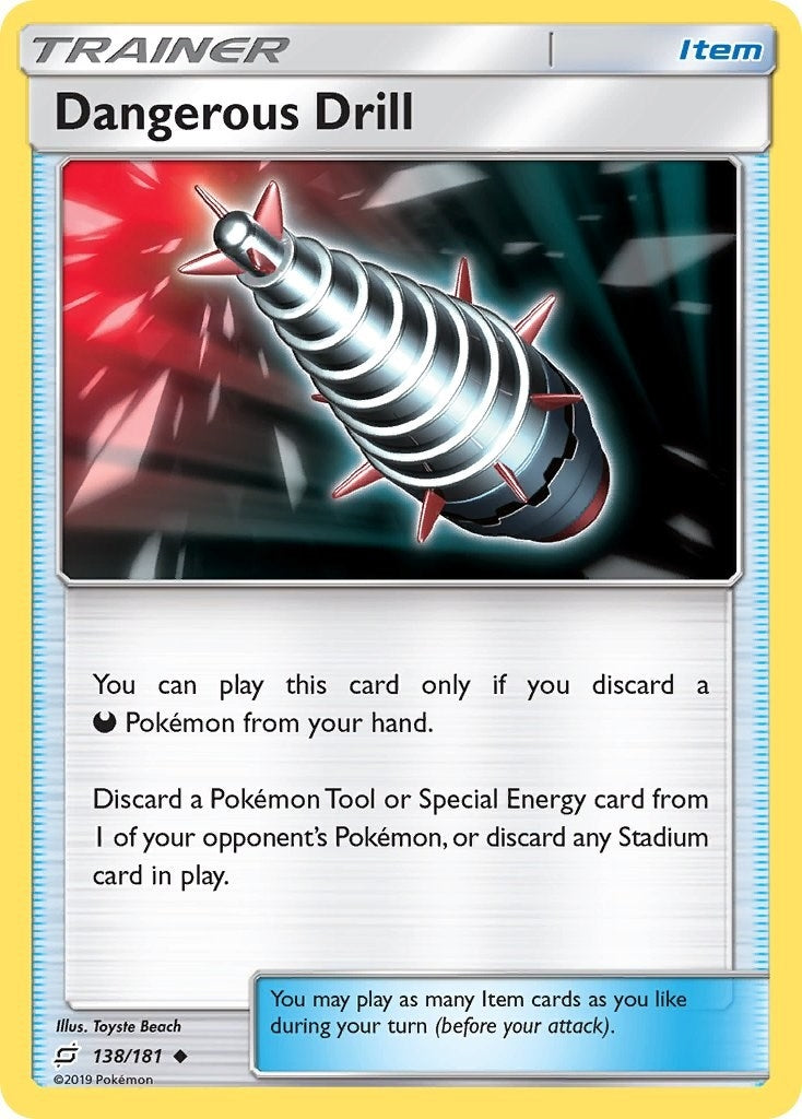 Image for Dangerous Drill (138/181) [SM - Team Up] - Pokemon