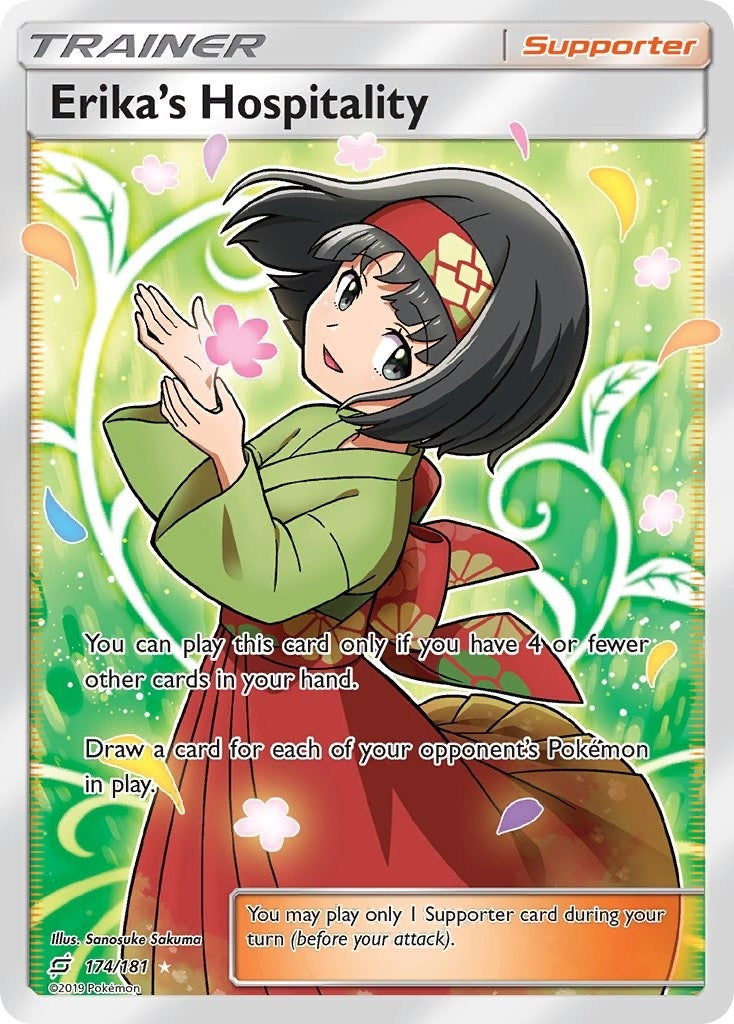 Image for Erika's Hospitality (Full Art) (174/181) [SM - Team Up] - Pokemon