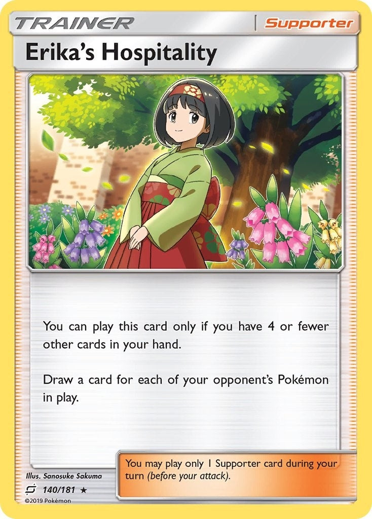 Image for Erika's Hospitality (140/181) [SM - Team Up] - Pokemon