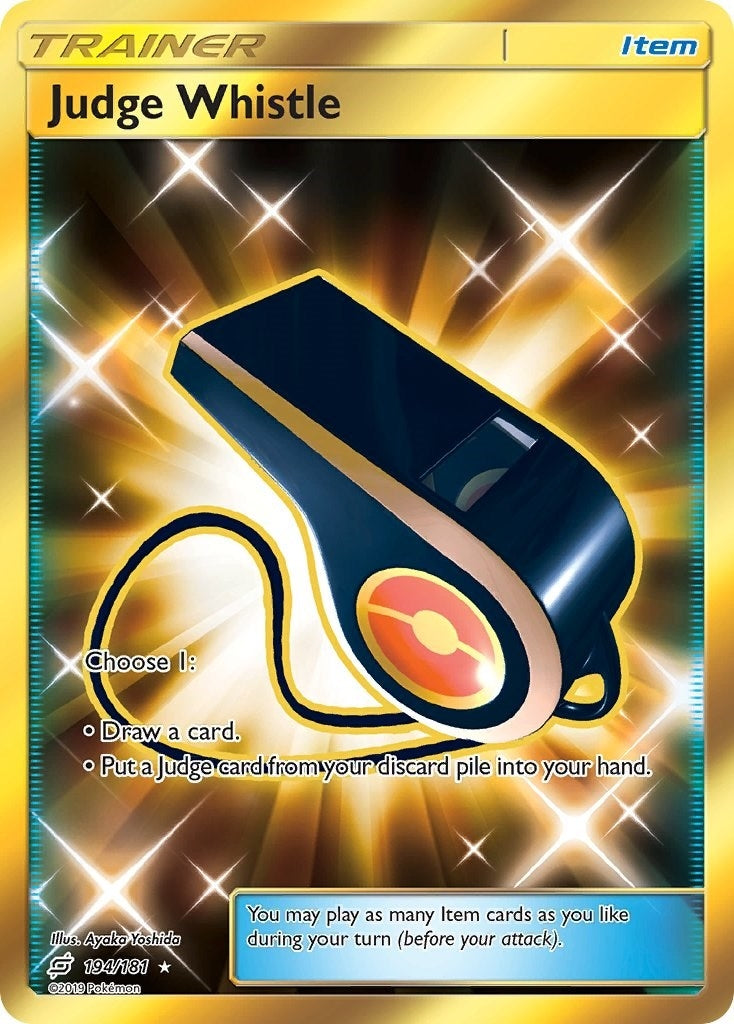 Image for Judge Whistle (Secret) (194/181) [SM - Team Up] - Pokemon
