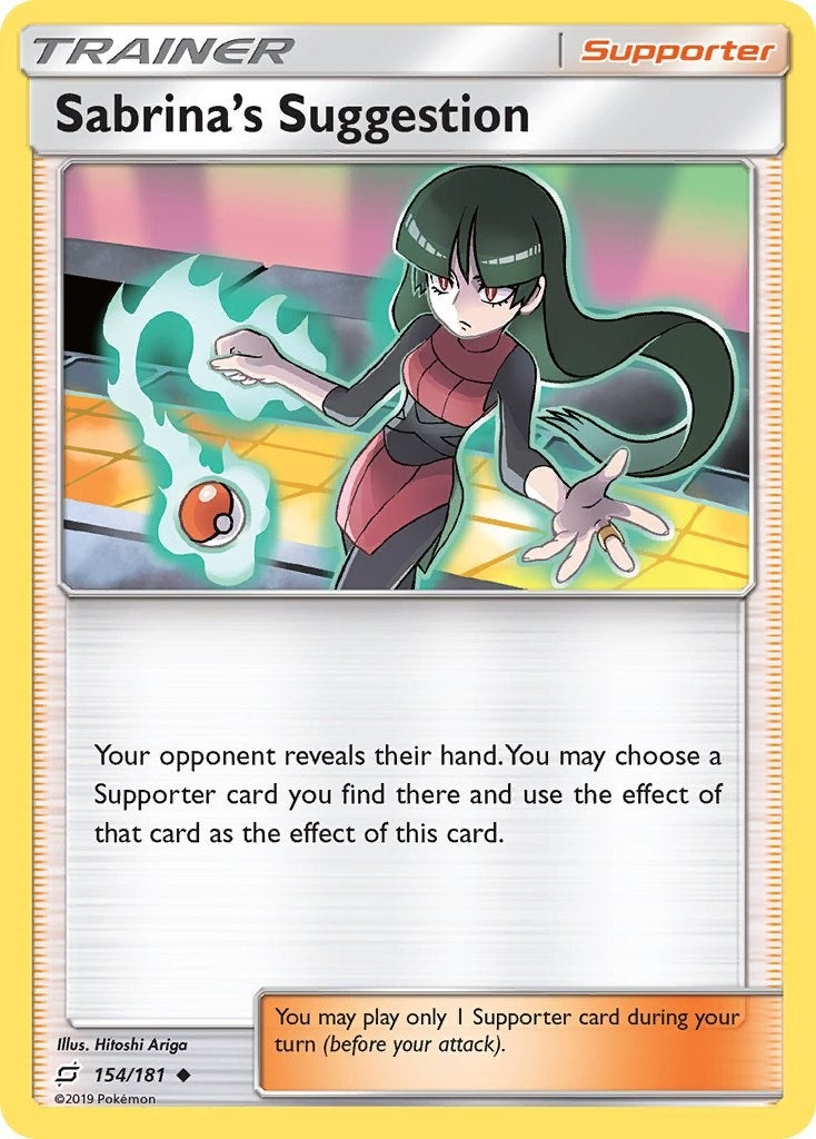 Image for Sabrina's Suggestion (154/181) [SM - Team Up] - Pokemon