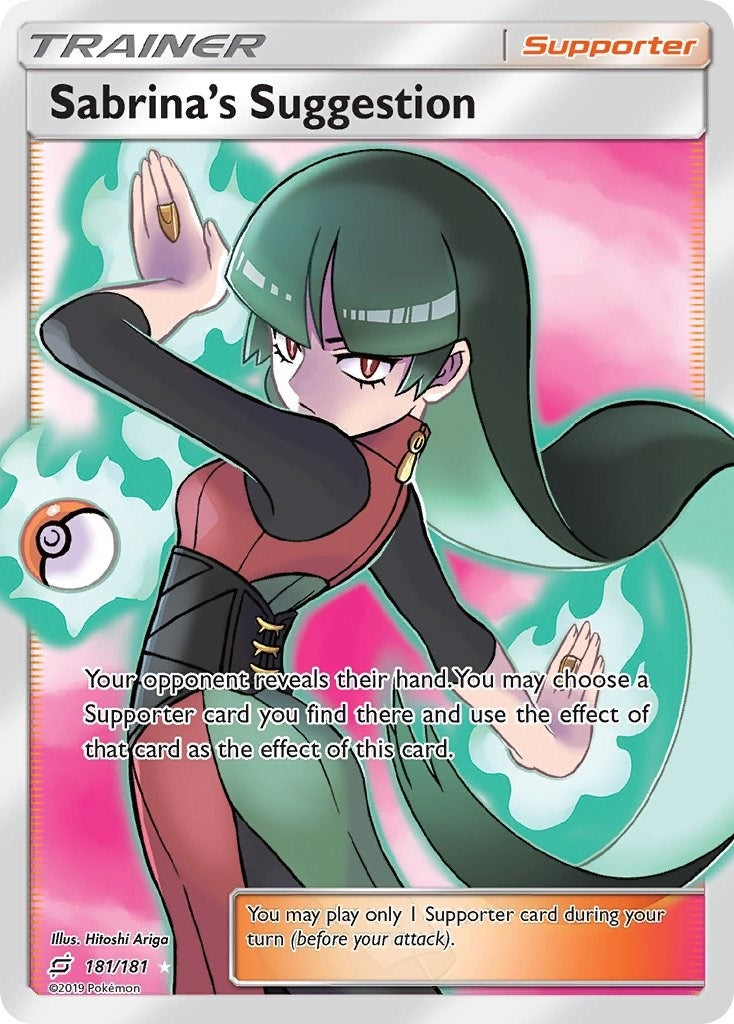 Image for Sabrina's Suggestion (Full Art) (181/181) [SM - Team Up] - Pokemon