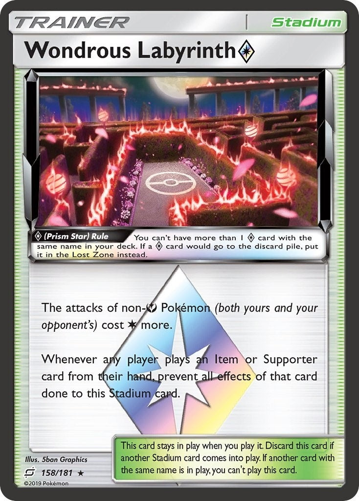 Wondrous Labyrinth Prism Star (158/181) [SM - Team Up]