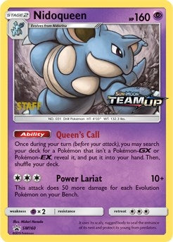 Image for Nidoqueen - SM160 (Prerelease) [Staff] (SM160) [SM Promos] - Pokemon