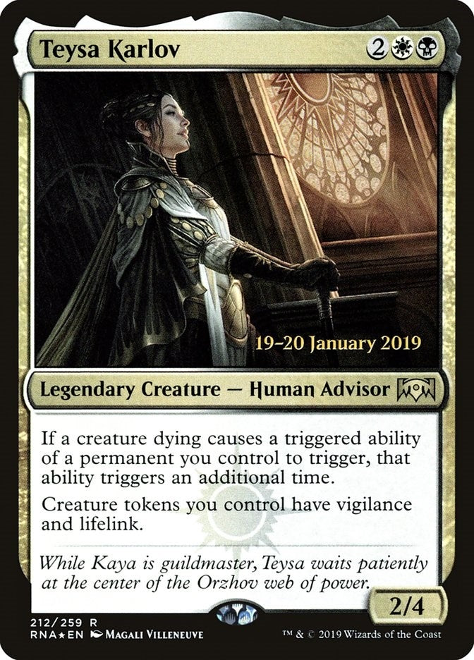 Image for Teysa Karlov (212) [Prerelease Cards] - Magic: The Gathering