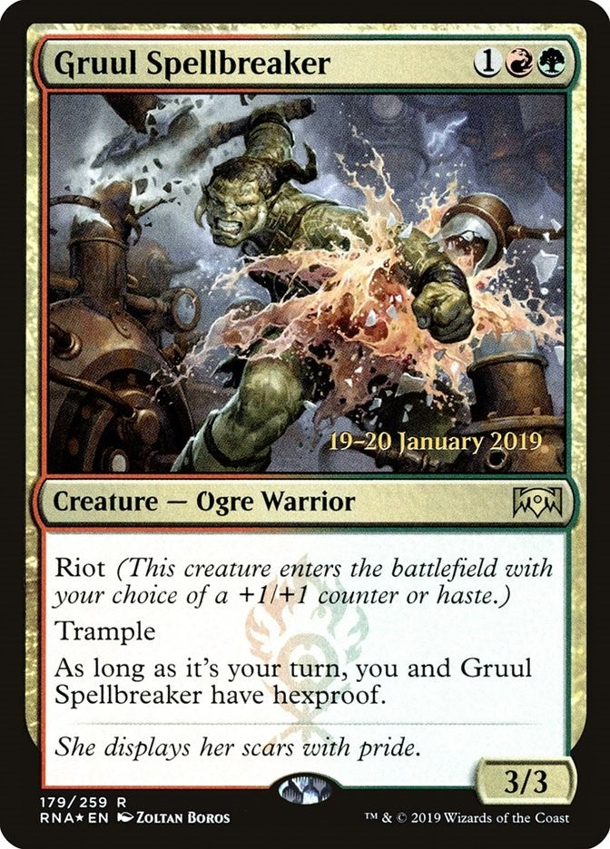Image for Gruul Spellbreaker (179) [Prerelease Cards] - Magic: The Gathering