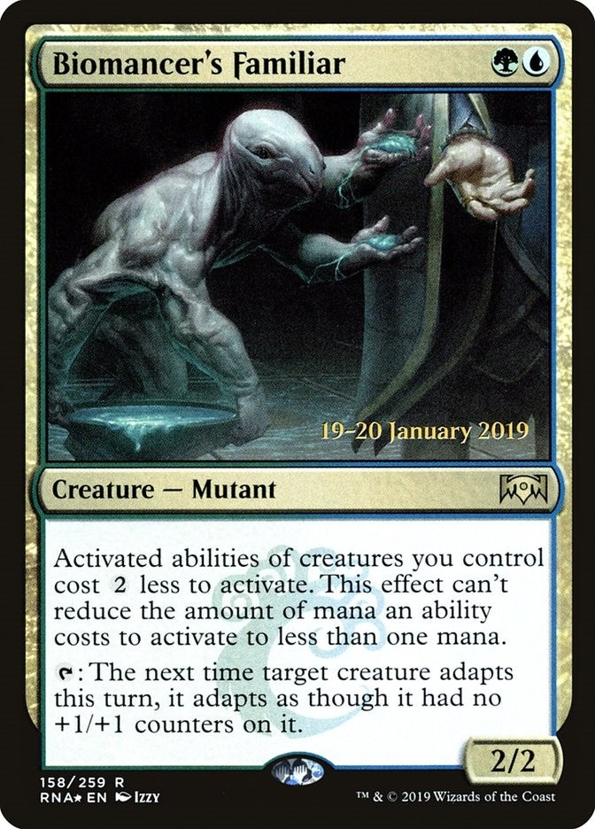 Image for Biomancer's Familiar (158) [Prerelease Cards] - Magic: The Gathering