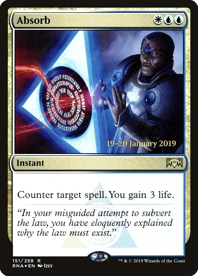 Image for Absorb (151) [Prerelease Cards] - Magic: The Gathering