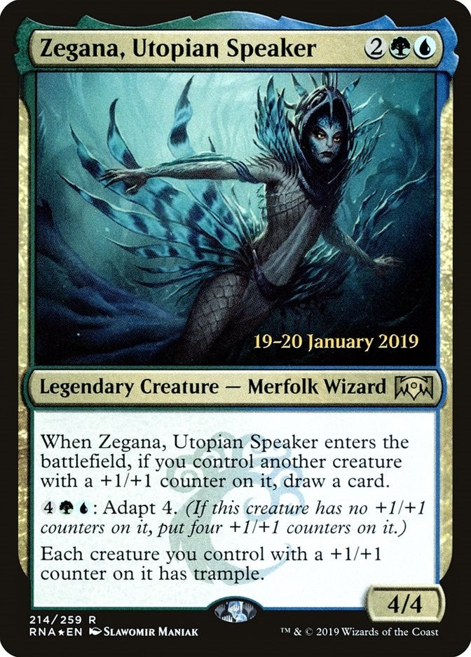 Image for Zegana, Utopian Speaker (214) [Prerelease Cards] - Magic: The Gathering