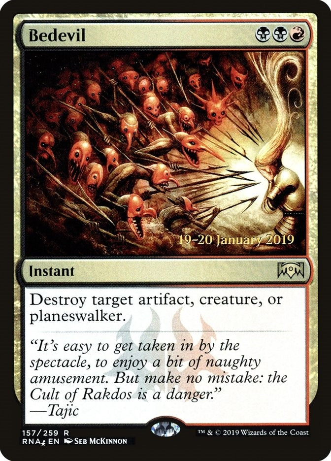 Image for Bedevil (157) [Prerelease Cards] - Magic: The Gathering